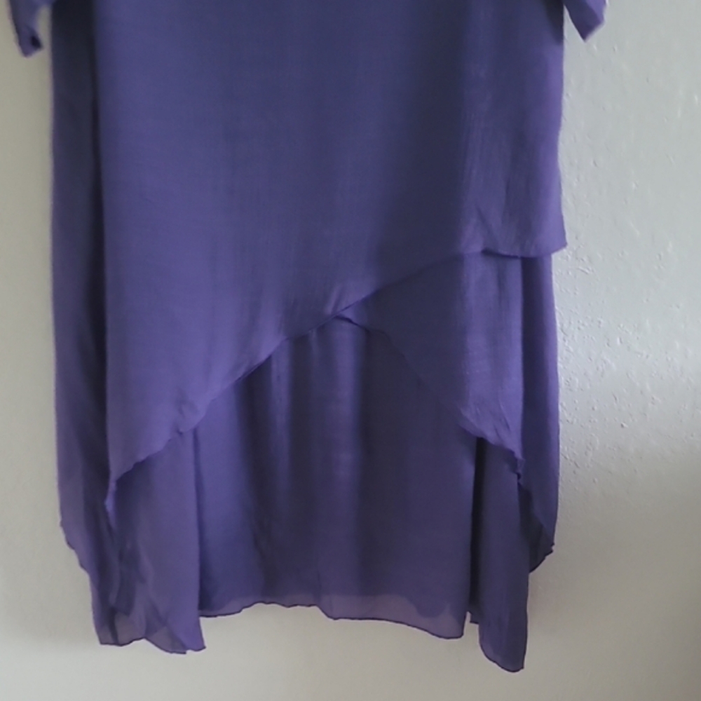 Aria Purple Midi Dress. Athena Lagenlook Scandi Girl. Sz.L NWT. - Picture 4 of 14